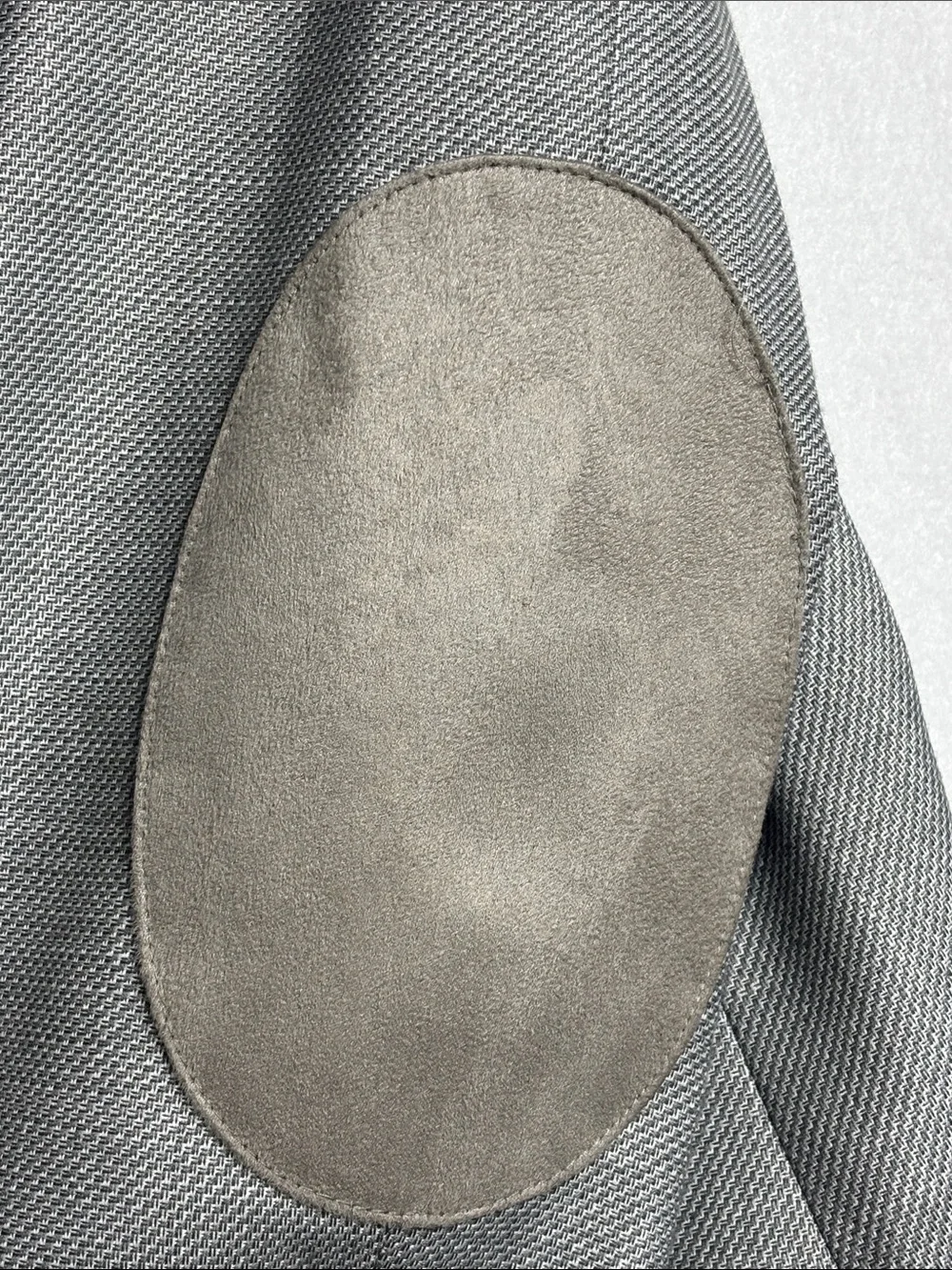 Van Heusen Studio Textured Two-Button Elbow Patches Sport Coat Jacket